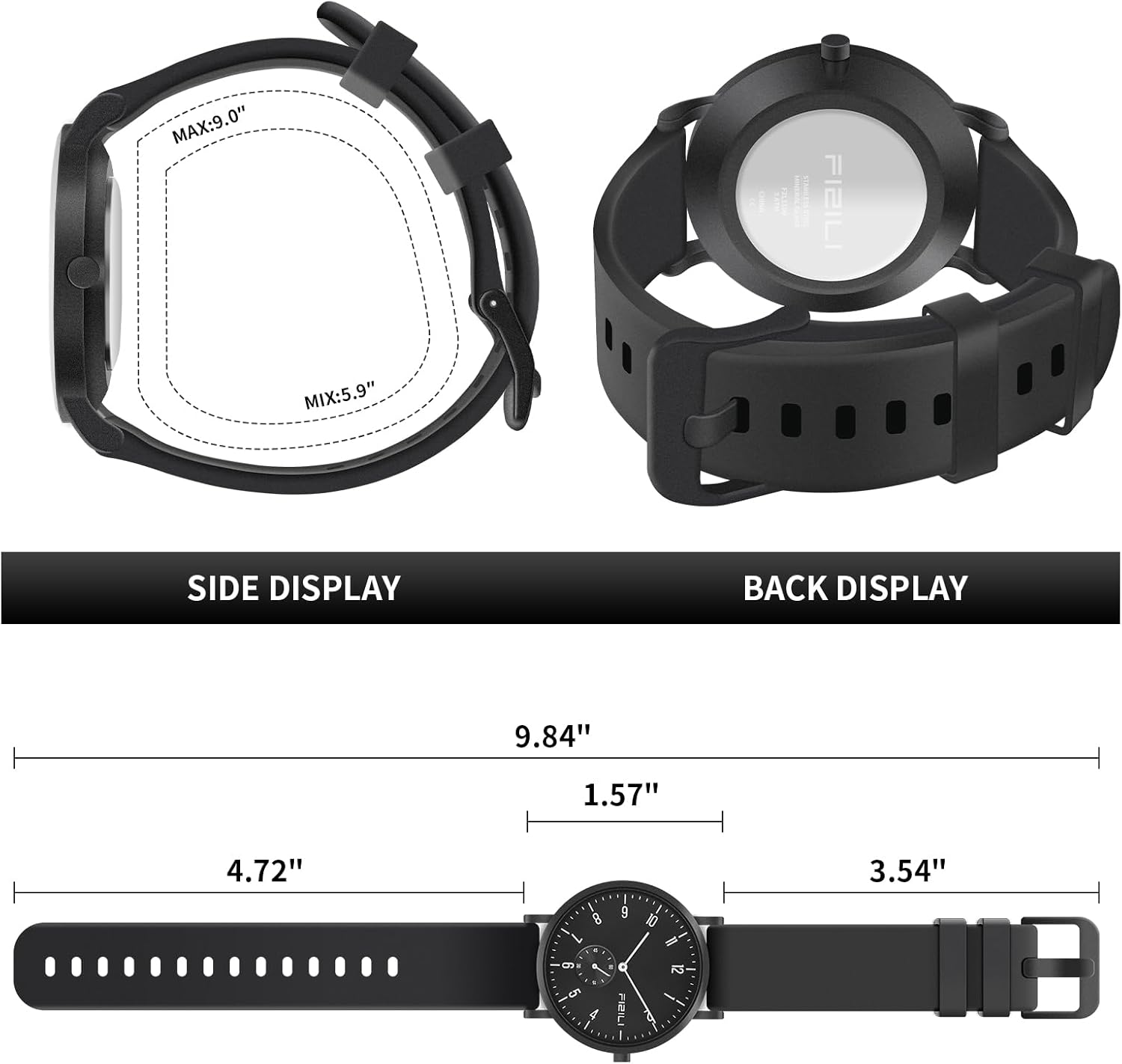 Mens Watches Minimalist Ultra Thin Waterproof Fashion Dressy Wrist Watch for Men Business Casual Luxury Quartz Analog Watch - Image 3