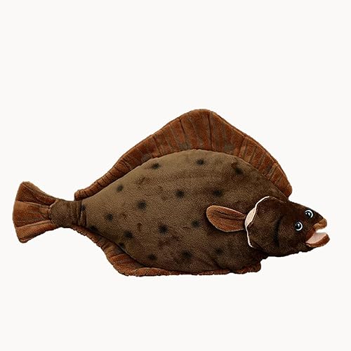 Juguete de peluche suave de pez celacanto realista..