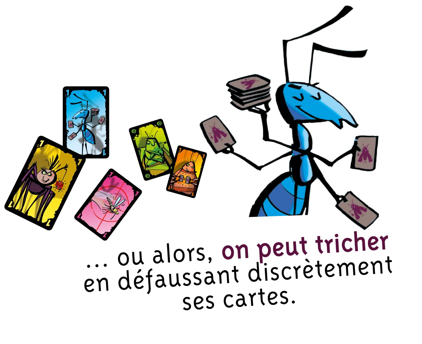 GIGAMIC Mito Jeu de société de cartes dès 7 ans jeu de bluff pour 3-5 joueurs 15 min
