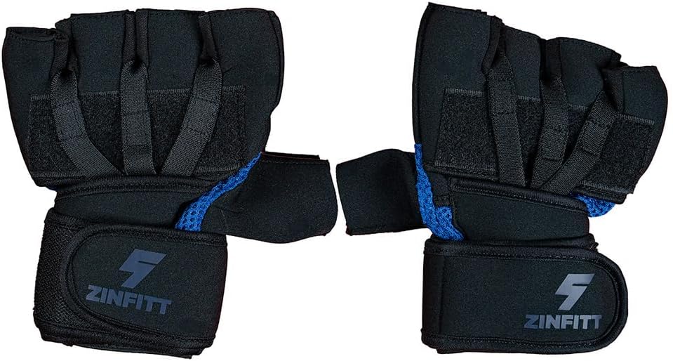 Boxing Hand Wraps Inner Gloves Men Women, Quick 45cm Long Wrist Straps, Elasticated Padded Fist Under Mitts Protection, Muay Thai MMA Kickboxing