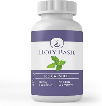 PURE ORIGINAL INGREDIENTS, Holy Basil, 100 Capsules