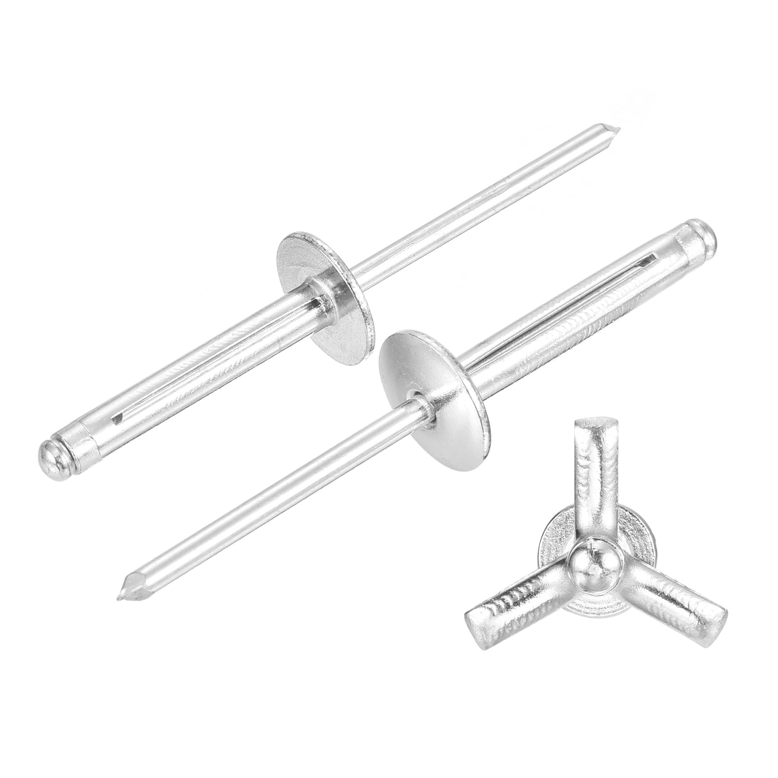 Aluminum Rivets - 100 Pack Tri Grip -9