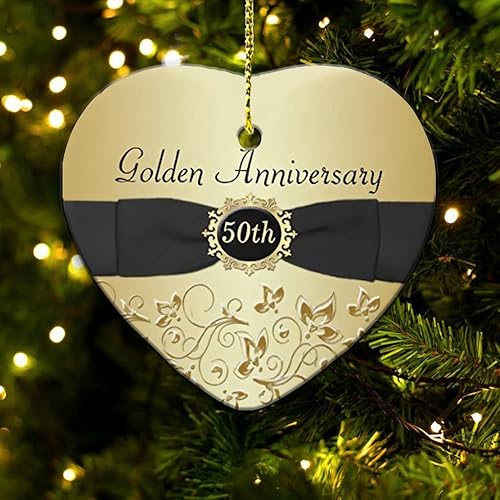 Miniatura 4 de Adorno de Navidad para aniversario de boda número 50