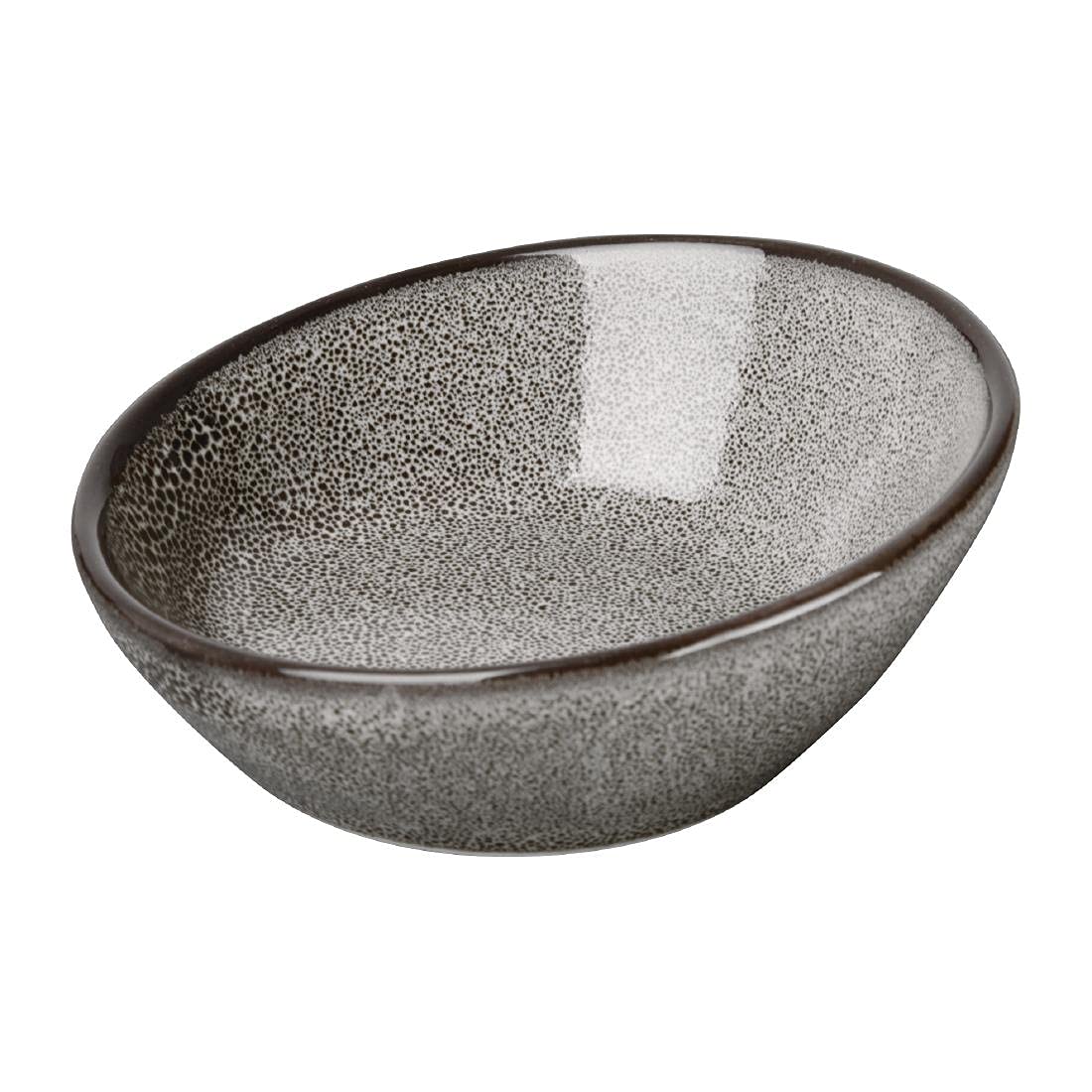 Olympia CT704 Mineral Dipschalen, Grau, 8 cm Ø, 4 cl, 12 Stück