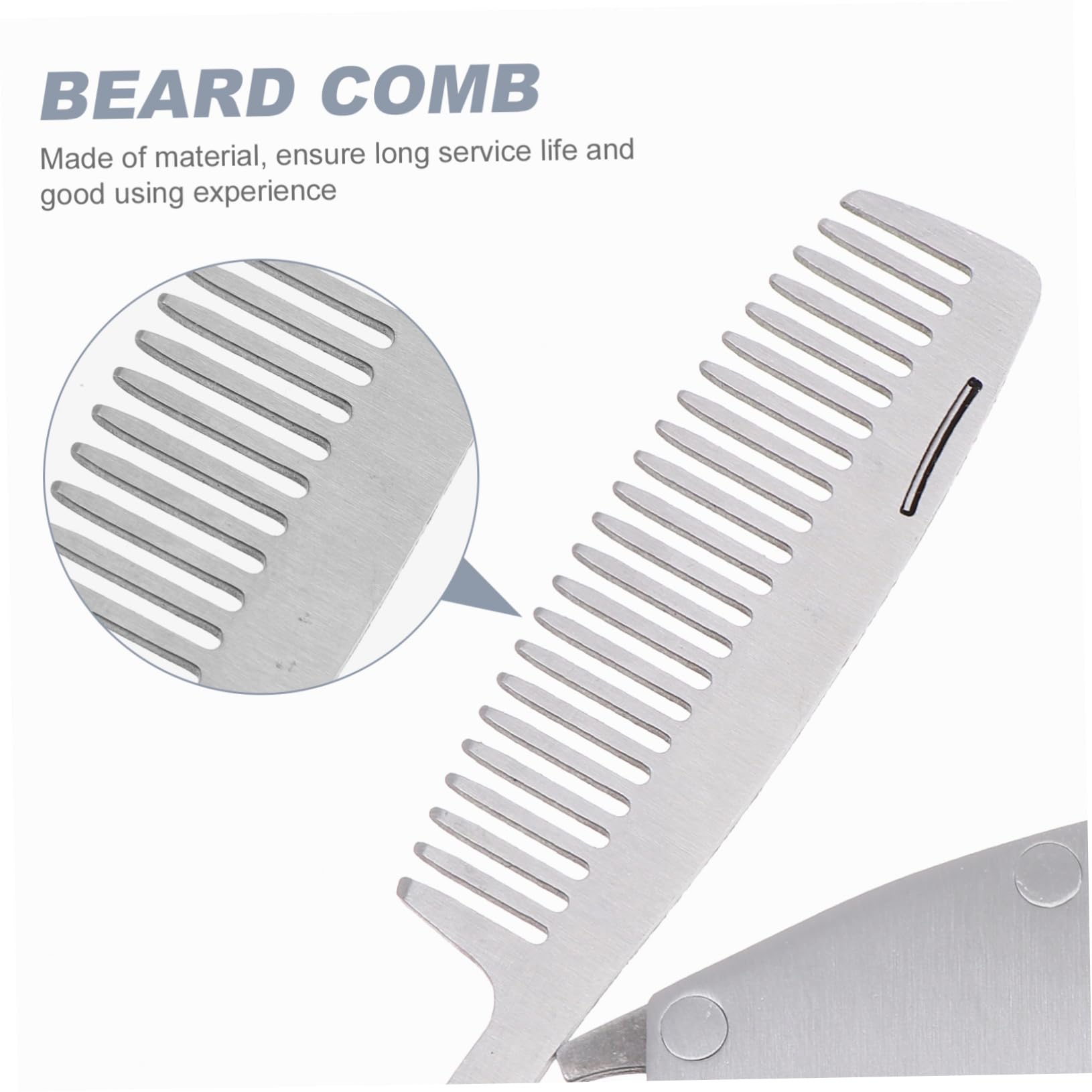 4pezzi Pettine Foldable Inossidabile Per Styling Mini Pettine Portatile Antistatico e Multifunzionale Strumento Per Acconciature e Massaggi Per