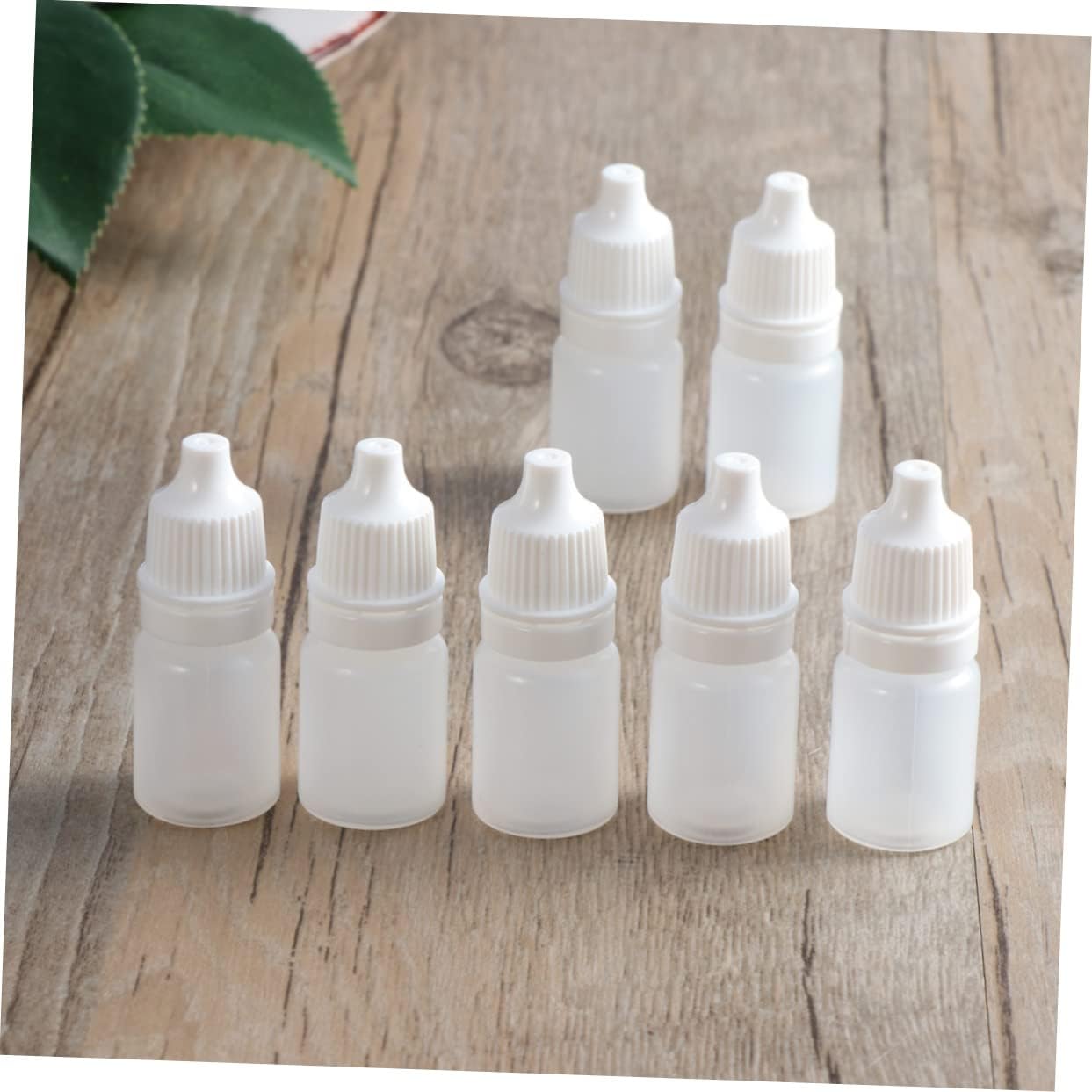 10sets 5ml Plastic Mini Dropper Bottles Squeezable Eye Liquid Bottles Childproof Cap Dispenser Essential Oil Storage 30pcs*10