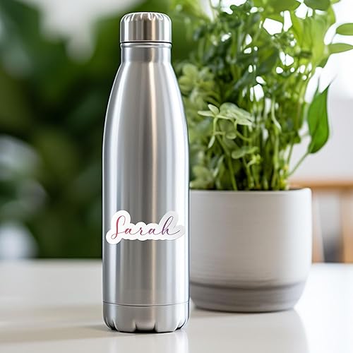 Miniatura 3 de Elegante adhesivo con nombre de Sarah, calcomanía de vinilo impermeable para parachoques de automóvil, laptop, botella de agua, pared y ventana,