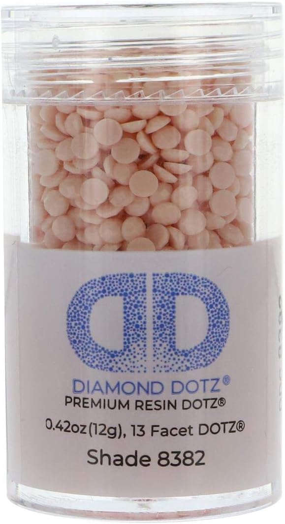 Diamond Dotz 2.8MM 12G Cylinder Porcelain Pink - Freestyle Diamond Painting Beads, Diamond Art Beads, Replacement Drills, Loose Gems for DIY Crafts and Art Projects