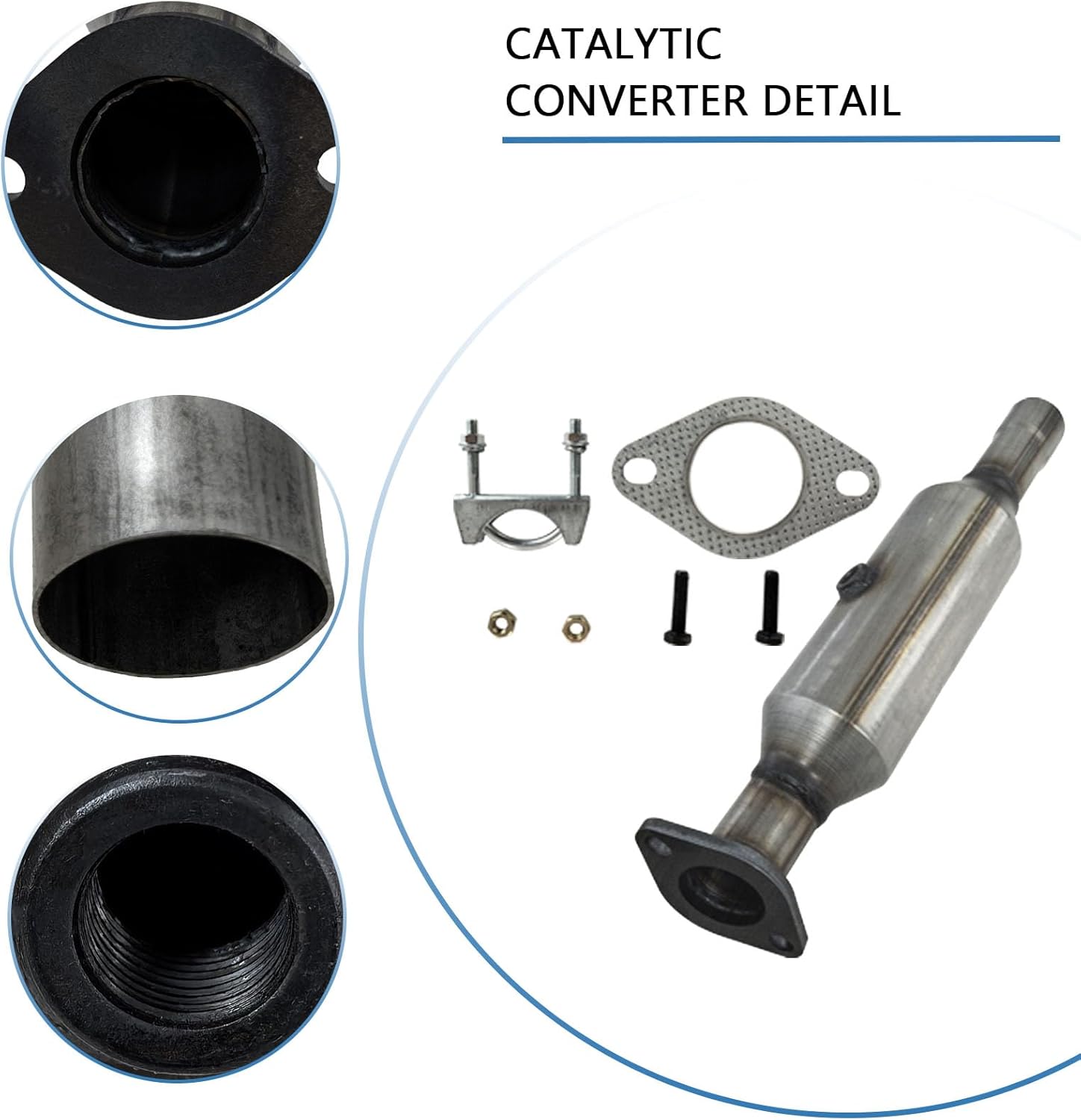 17426 55487983 Catalytic converter compatible with 2013-2016 Hyundai Santa FE, for 2014-2016 Tucson, for 2014-2017 Elantra GT, for 2014-2016 Kia Rondo Soul 2.0L L4
