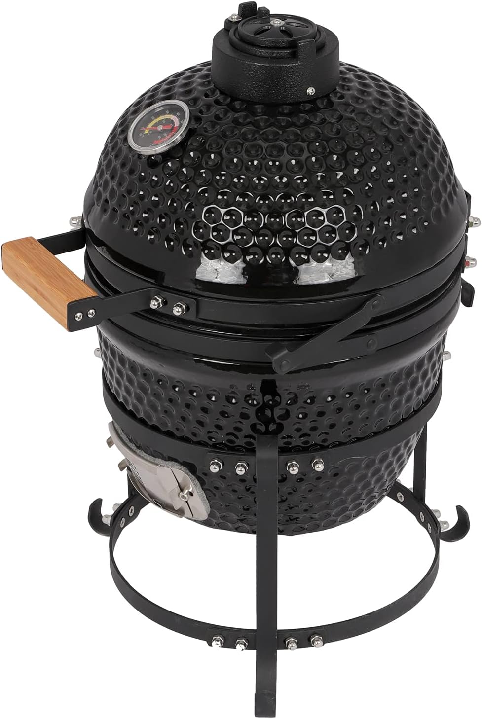 Charcoal Grill,13" Round Portable Charcoal Grill,Ceramic
