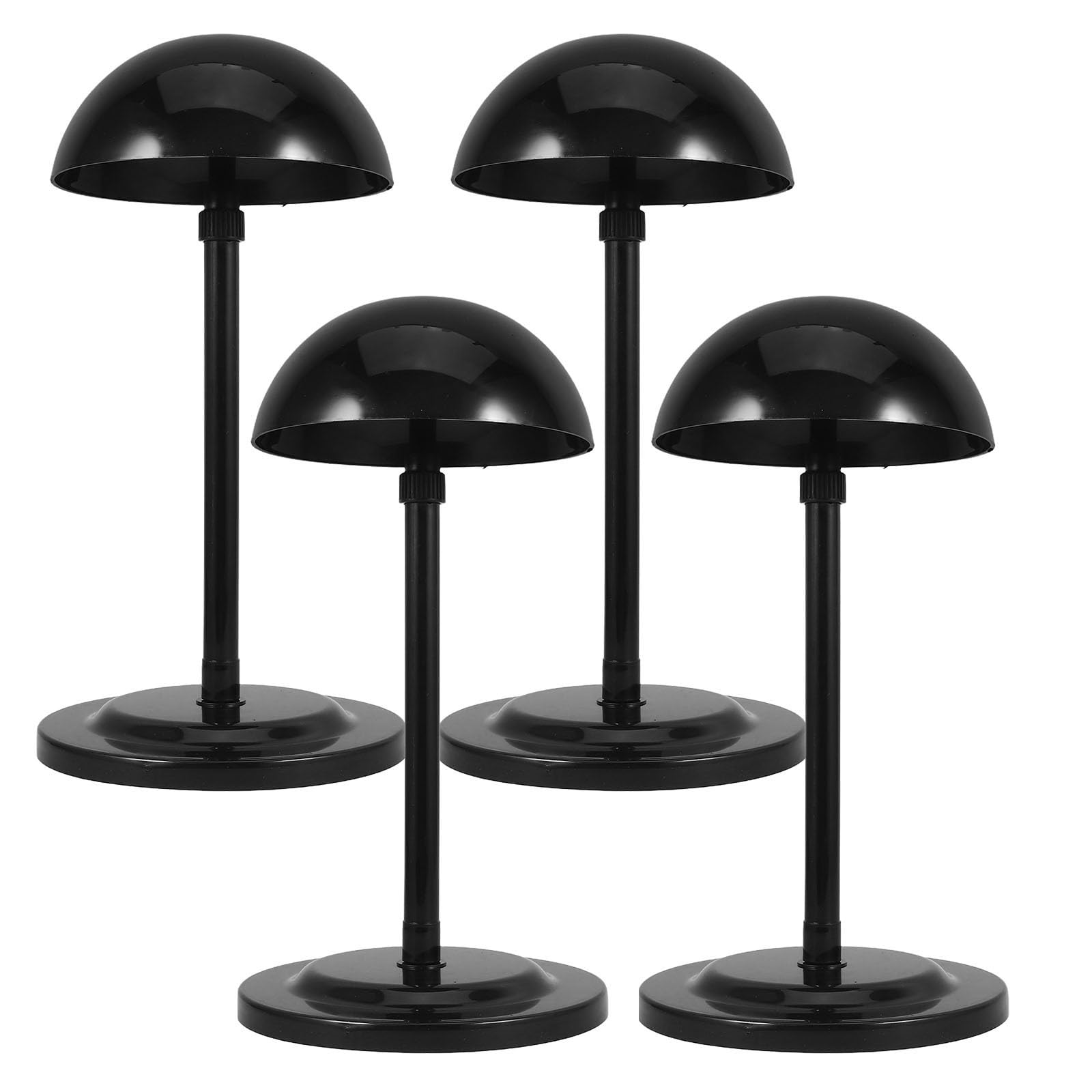 Présentoir à chapeaux et perruques plastique noir pour optimiser l'organisation