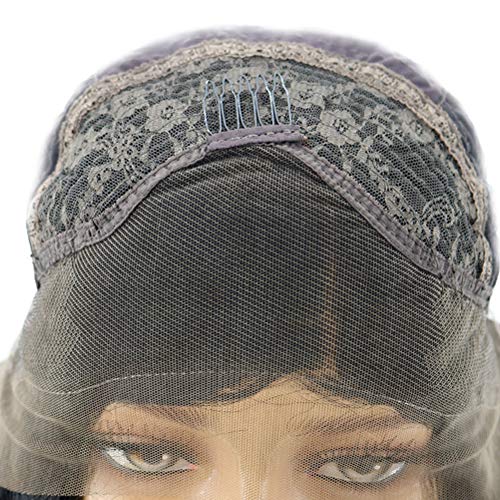 Lurrose Peruca de cabelo longo encaracolado exclusivo para metade- Acessórios para cabelo elegantes.