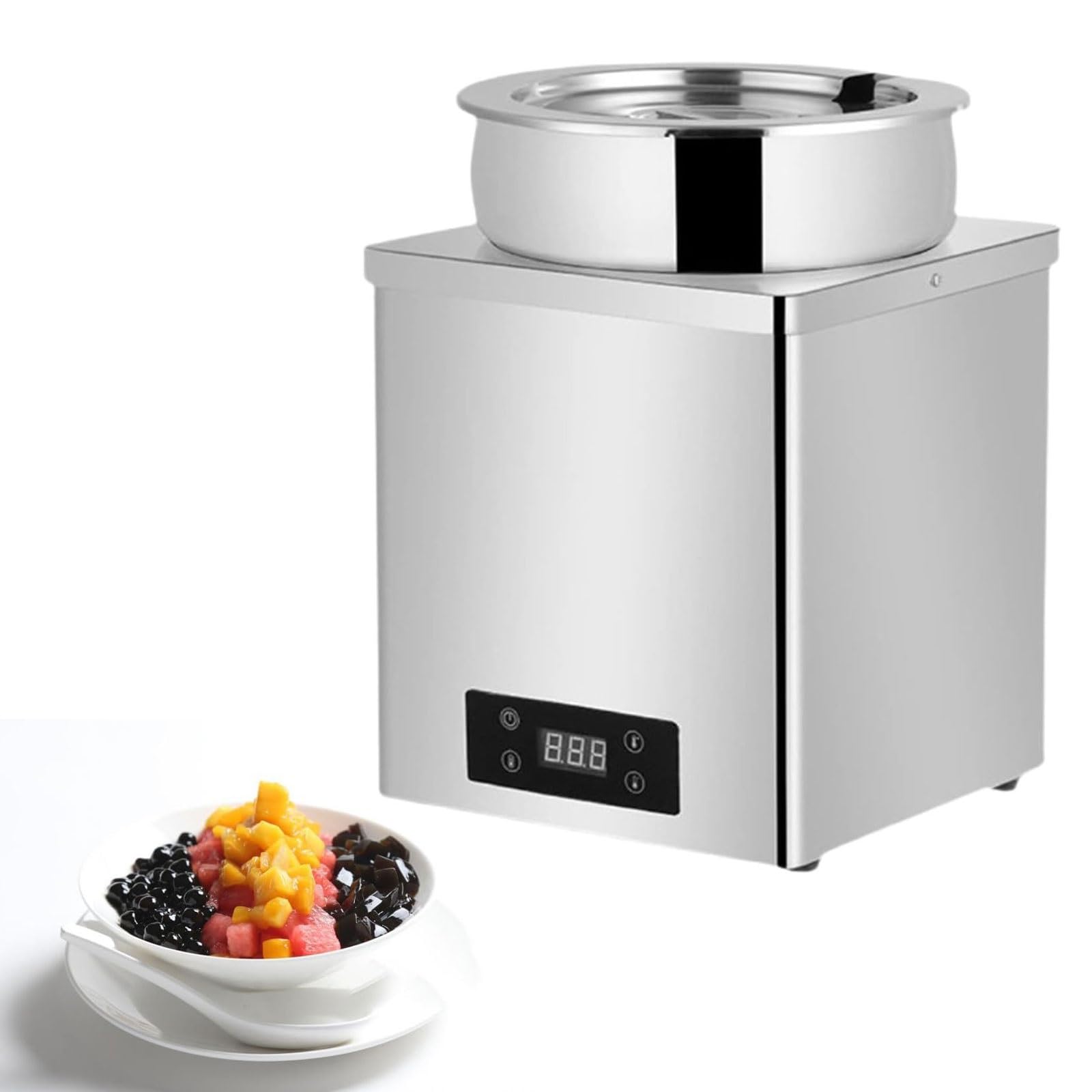 YXZQLOZ 3L/7L Commercial Tapioca Pearl Cooker - Bubble Milk Tea Maker, Pearl Warmer Machine, Food Warmer for Bakeries & Dessert Shops, 30-100℃ Temperature Control
