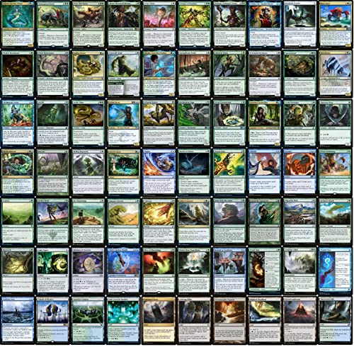 Elite Tatyova Landfall Commander Deck - Simic - Blue Green - EDH - 100 Card - Custom Magic The Gathering Deck - Very Strong!