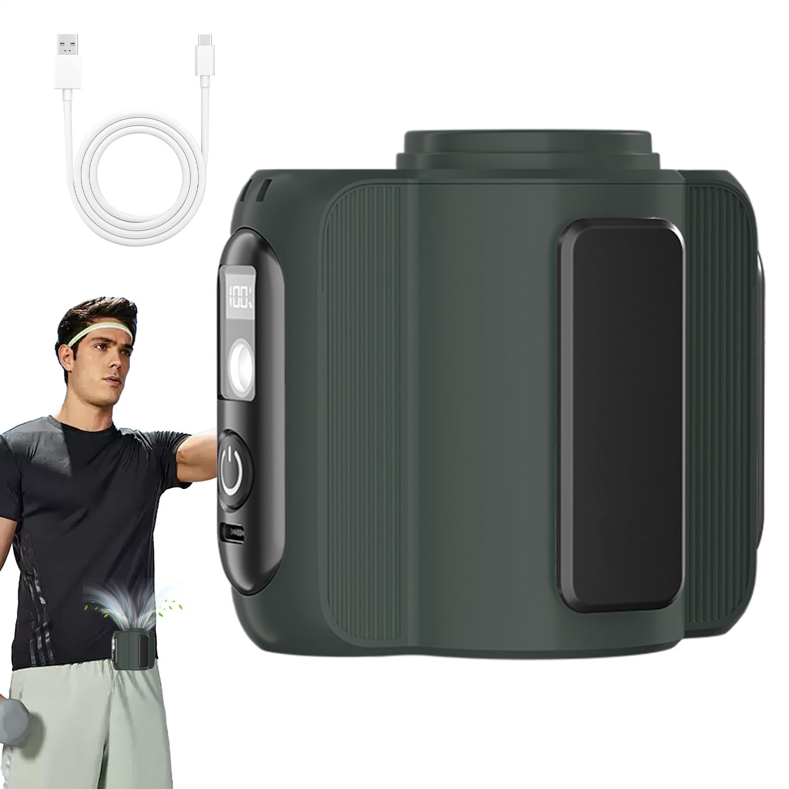 Ventilateur de ceinture portable pour le camping et la randonnée