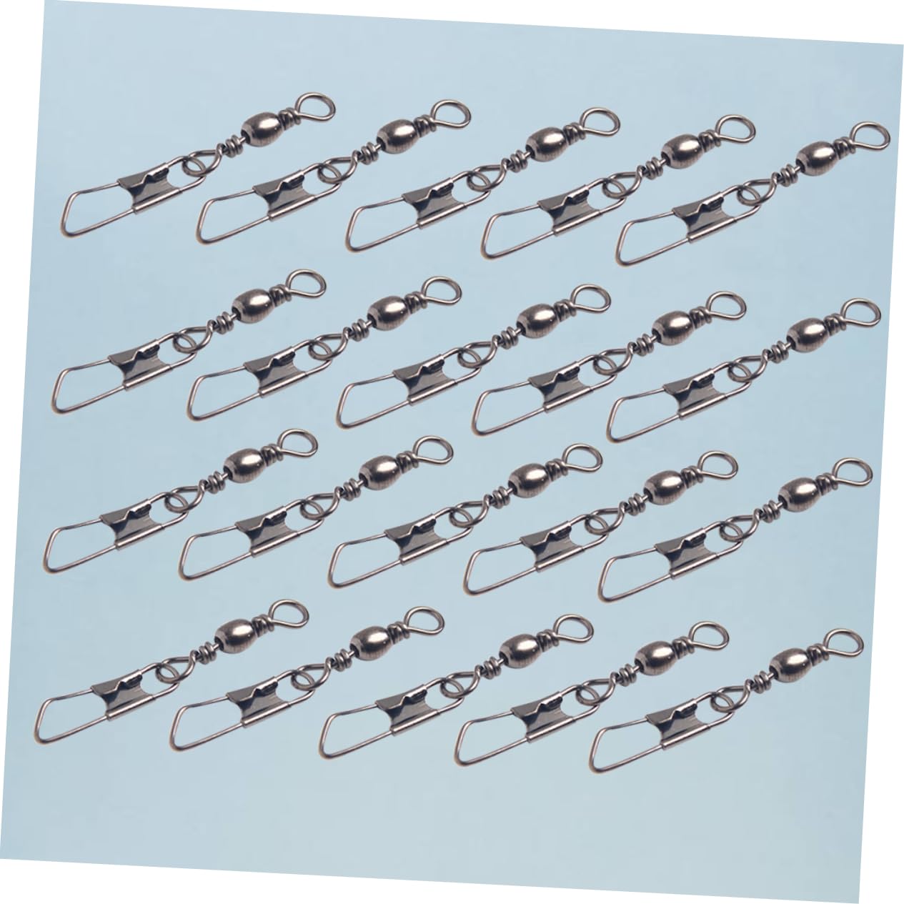 Sosoport 3 Sätze Angelhakenverbinder Aus Metall Rollwirbel-leitungsverbinder Robust Langlebig Leicht Für Den Außenbereich 200 Stück * 3