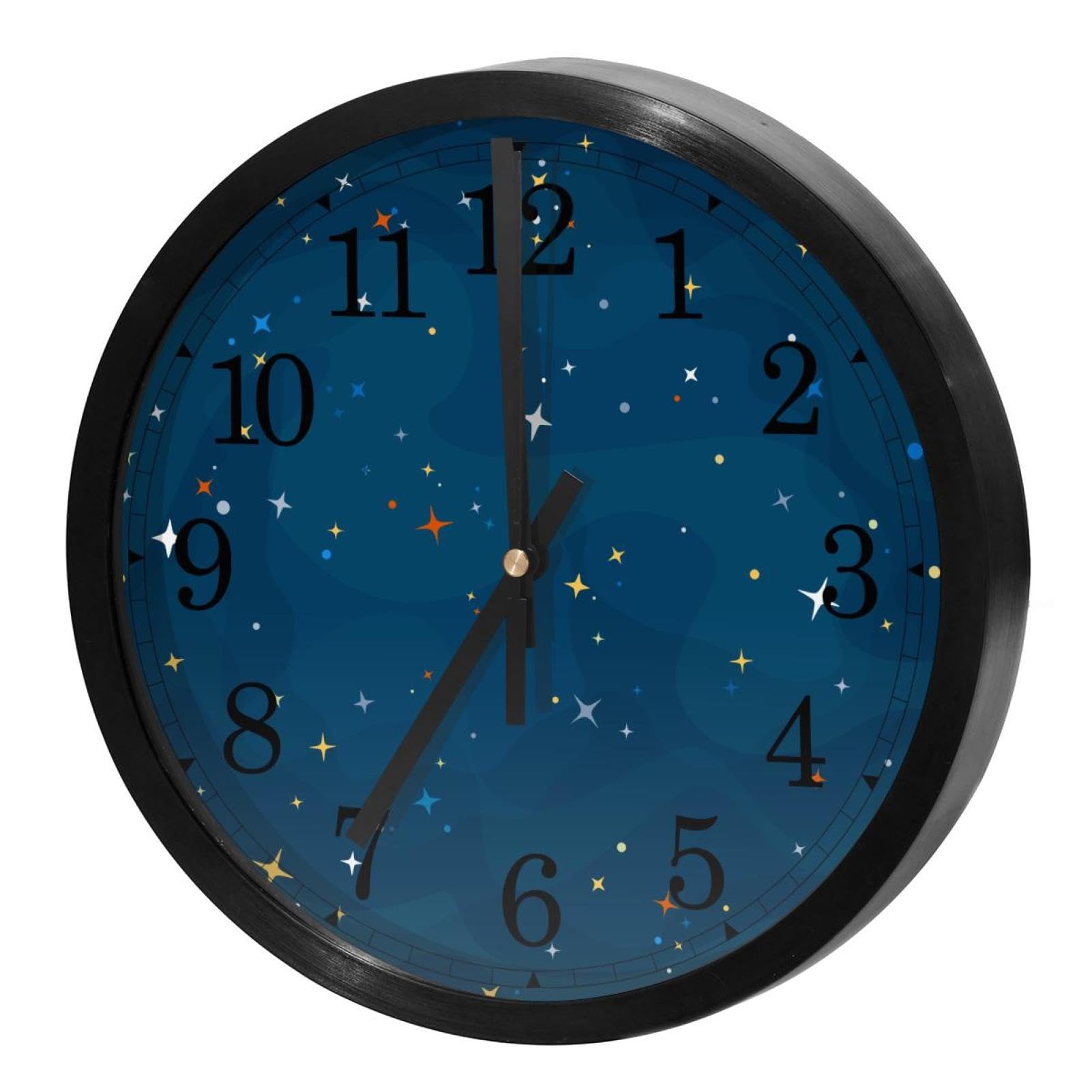 Horloge murale motif étoile décore la cuisine et la chambre enfant
