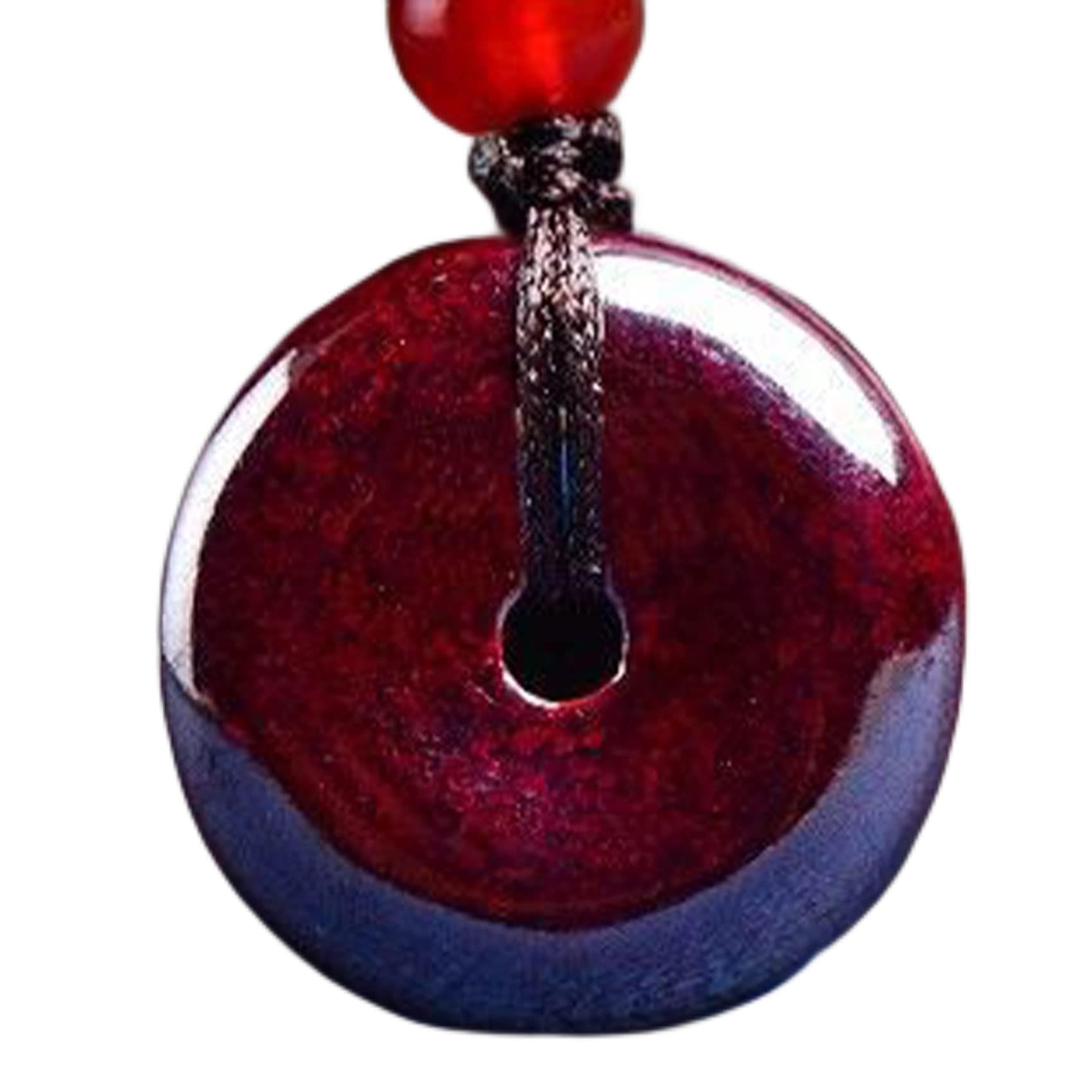 ciondolo in giadeite, Bracciale con ciondolo di ricchezza e prosperità(D)