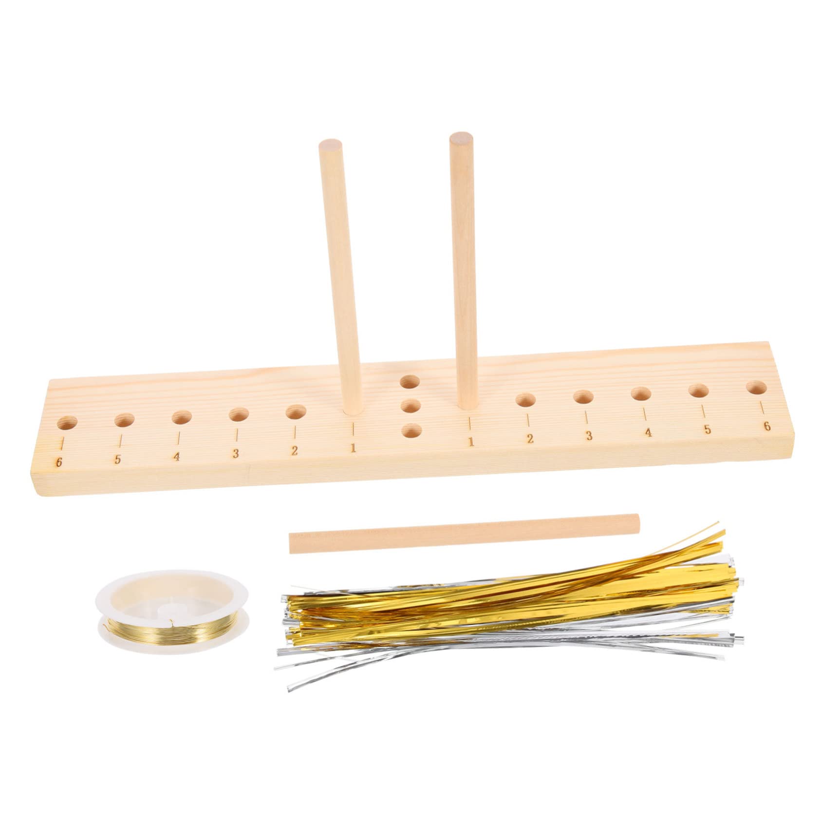 Strumenti per Creare Fiocchi Legno Maker per Ghirlande e Decorazioni Te Facile da Usare Design Rimovibile per Feste e Regali