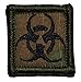 Biohazard 1x1 inch Morale Patch - Multicam