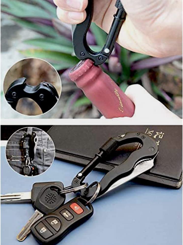 Amazon.co.jp: ChrysM カラビナ型 カルビナ ドライバー 缶切り 多機能