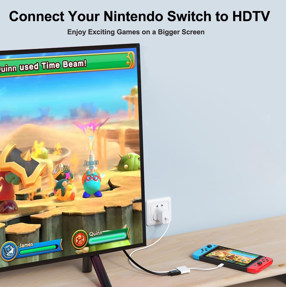 Adattatore USB C HDMI per iPhone 17/16/15, USB C Digital AV Adapter 4K@60Hz, Convertitore Sync Schermo Video e Audio, Cavo HDMI Compatibile con iPhone/ MacBook/iPad/Laptop a TV/Proiettore/Monitor