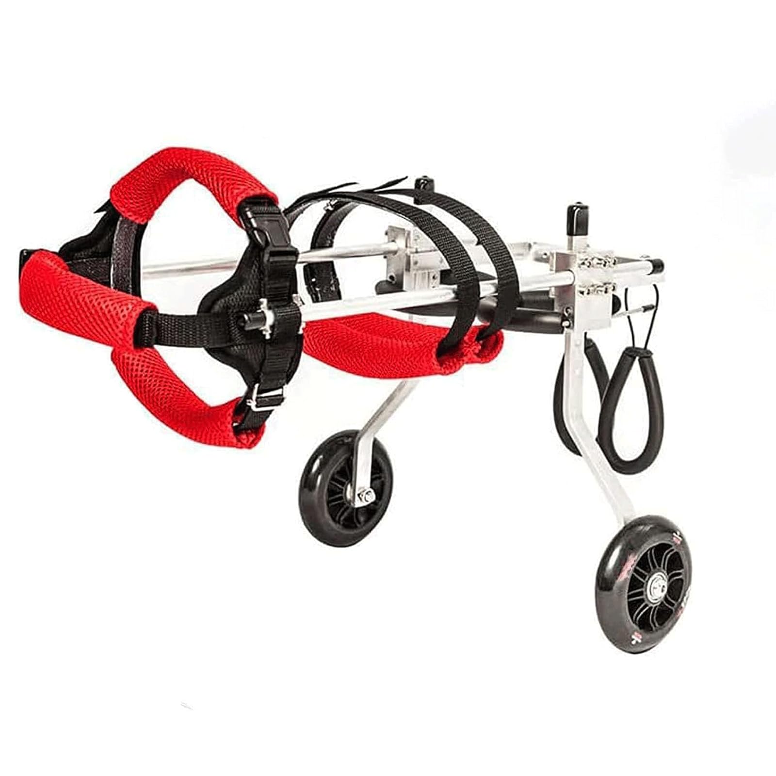 Amazon.co.jp: 調節可能なペット用車椅子 アルミ犬用車椅子 後ろ足用