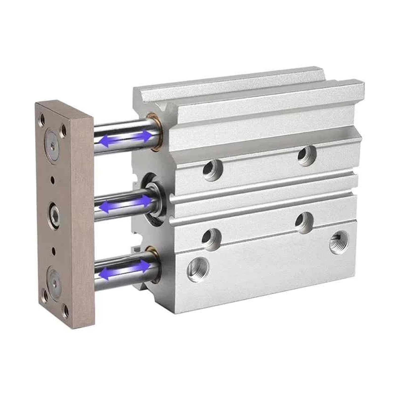 Vérin pneumatique anti-rotation MGPM12 pour stopper les erreurs d'alignement