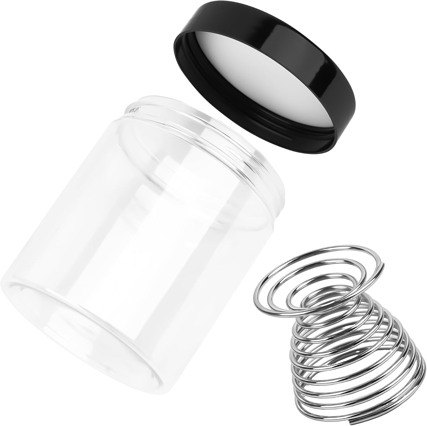 2 Pack Paint Brush Washer, Brush Cleaner Cup with Removable Spring Coil for Acrylic, Oil, Watercolor Painting, Artist Cleaning Tool Container