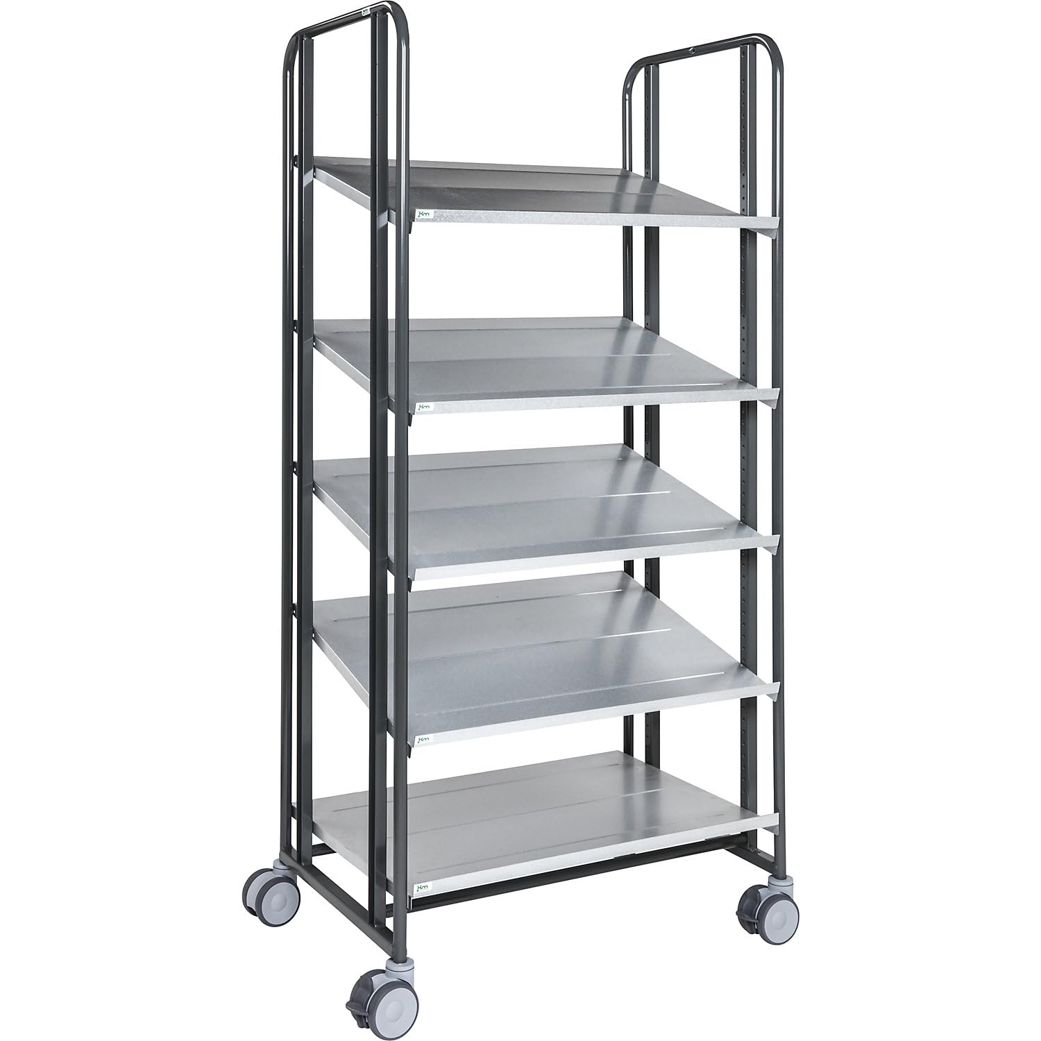 Chariot de préparation E-Commerce - 5 étages - 877 x 638 x 1850 mm (L x l x H)