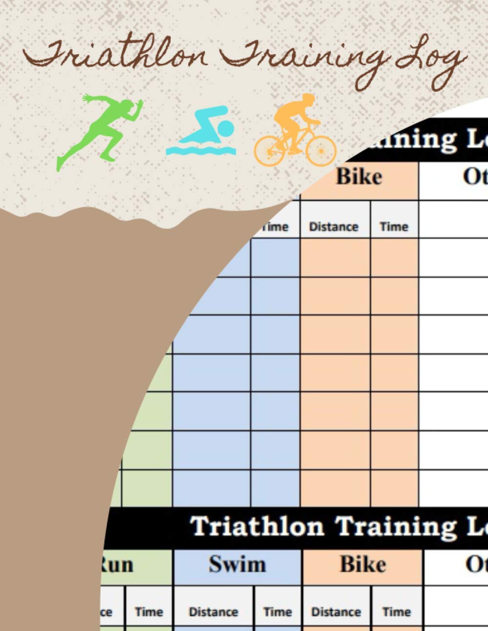 Triathlon Training Log: Triathlon Journal For Triathlete Training Diary Workout Tracking Notebook with Weekly Goal Setting and Workout Overview