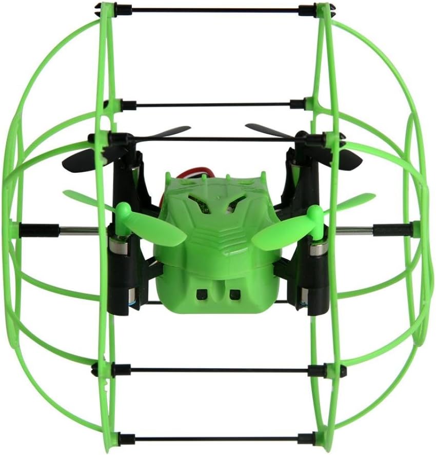 Peniya 2.4G 4CH 6 Axis 3D Flip RC Quadcopter Drone Flyer Aircraft Helicopter,with Remote Control,Propeller Protector,Green
