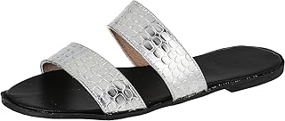 شبشب مسطح شفاف مزين بالدانتيل القطني المطرز مع أحجار بألوان متناسقة من سواي، لون بورجندي، مقاس 37 EU