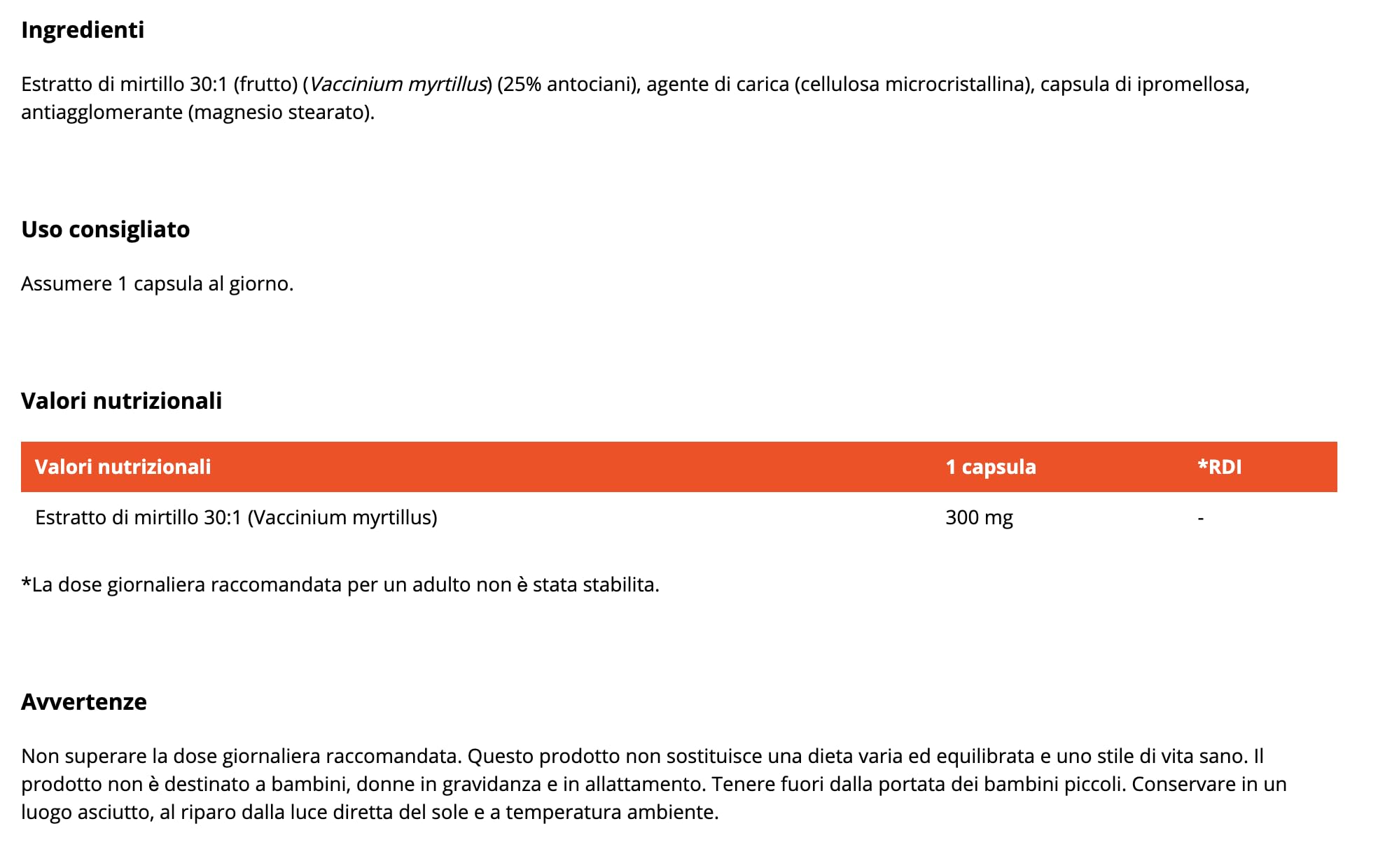 GymBeam Integratore a base di Mirtillo 60 cps, Estratto Funzionale di Mirtillo, Ricco di Composti Bioattivi, Utile per Sistema Cardiovascolare, Occhi e Articolazioni, in Capsule Vegane
