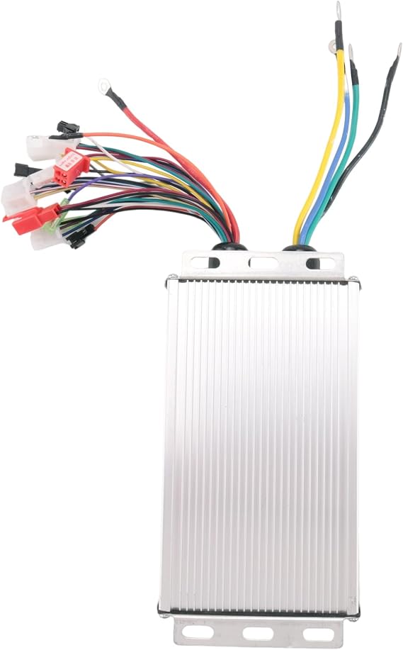 48V 60V 72V 84V 3000W Intelligent Brushless Controller for Electric Bicycle Scooter, silver