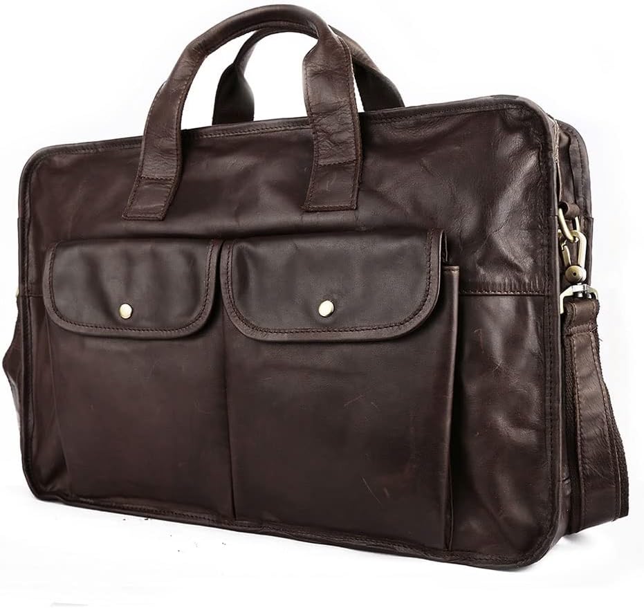 Men's Large Tote Bag 15.6 Inch Laptop Messenger Business Travel Briefcase Shoulder