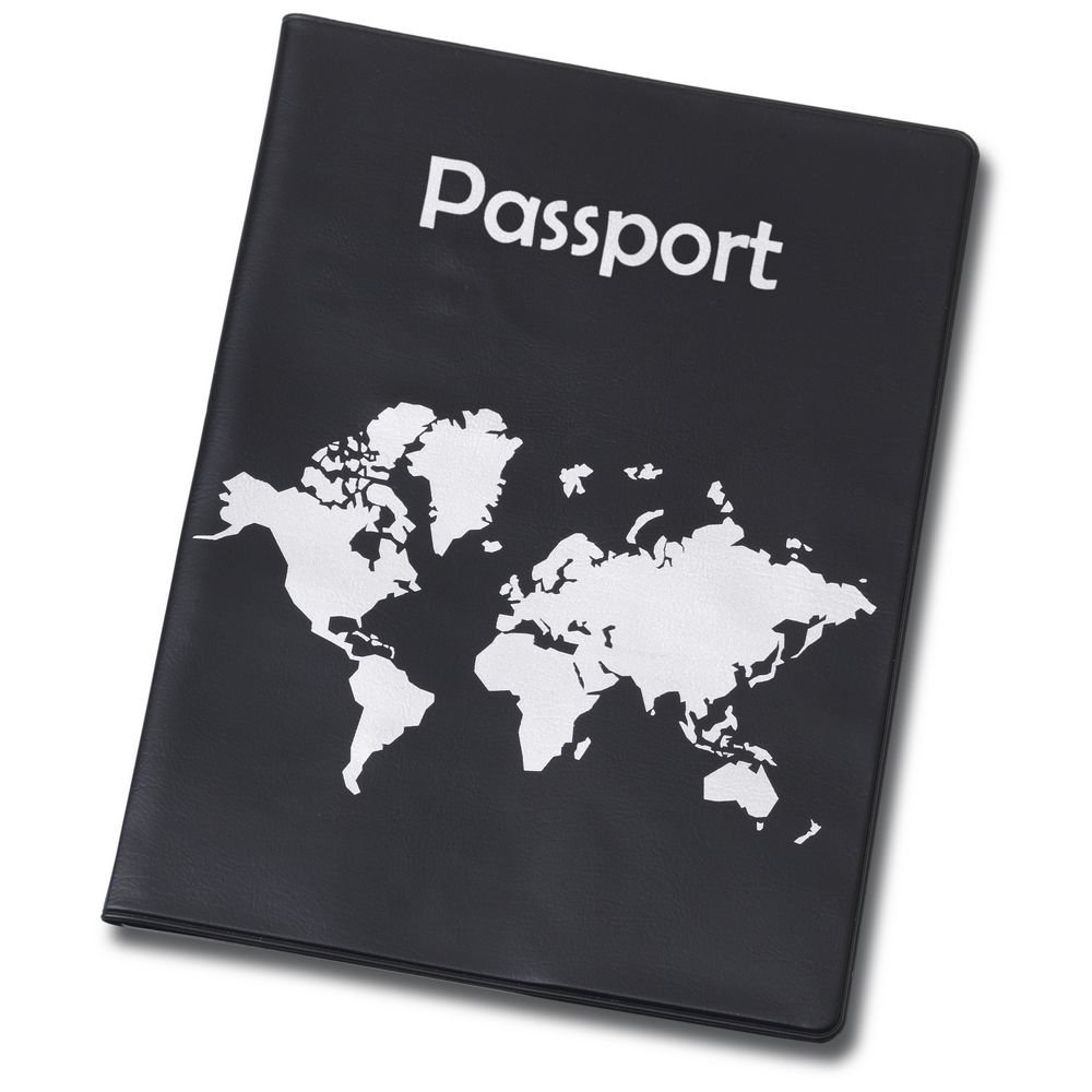 HidentityRadio-Chip Passport Protective Case Passport" From Plastic Contactless Passes, EU, Switzerland - Black (RFID, NFC, Cryptalloy