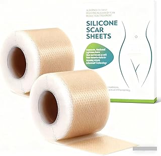 Parches de silicona para cicatrices impermeab...