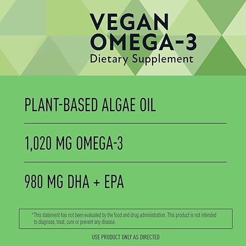 Miniatura 4 de Members Mark - Cápsulas blandas veganas Omega-3 (150 unidades) - Aceite de algas a base de plantas, 1020 mg de omega-3 con 980 mg de DHA + EPA,