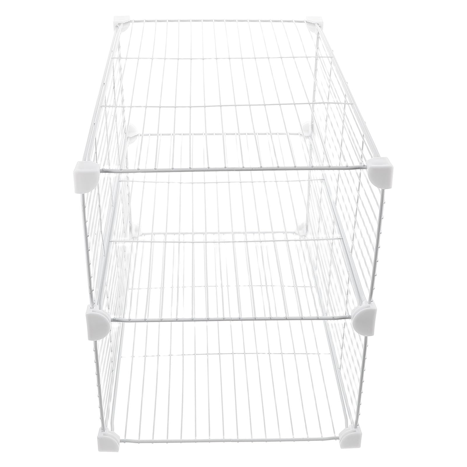 MAGICLULU Blanco Divisor de Estantes Ajustable para Refrigerador de Hierro