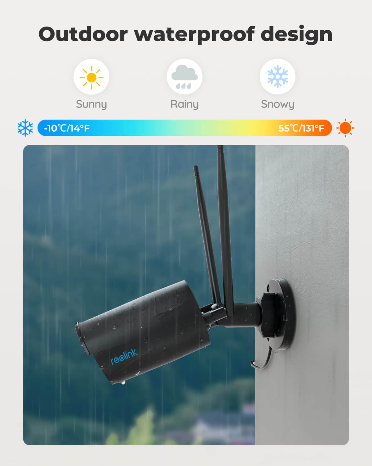 Reolink RLC-510WA - Telecamera WiFi Esterno 5MP, Visione Notturna, Rilevamento Persone/Veicoli - Foto 3