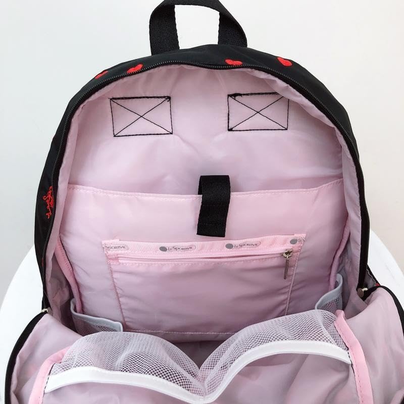 レスポートサック スウィートハート ブラック 刺繡 リュック