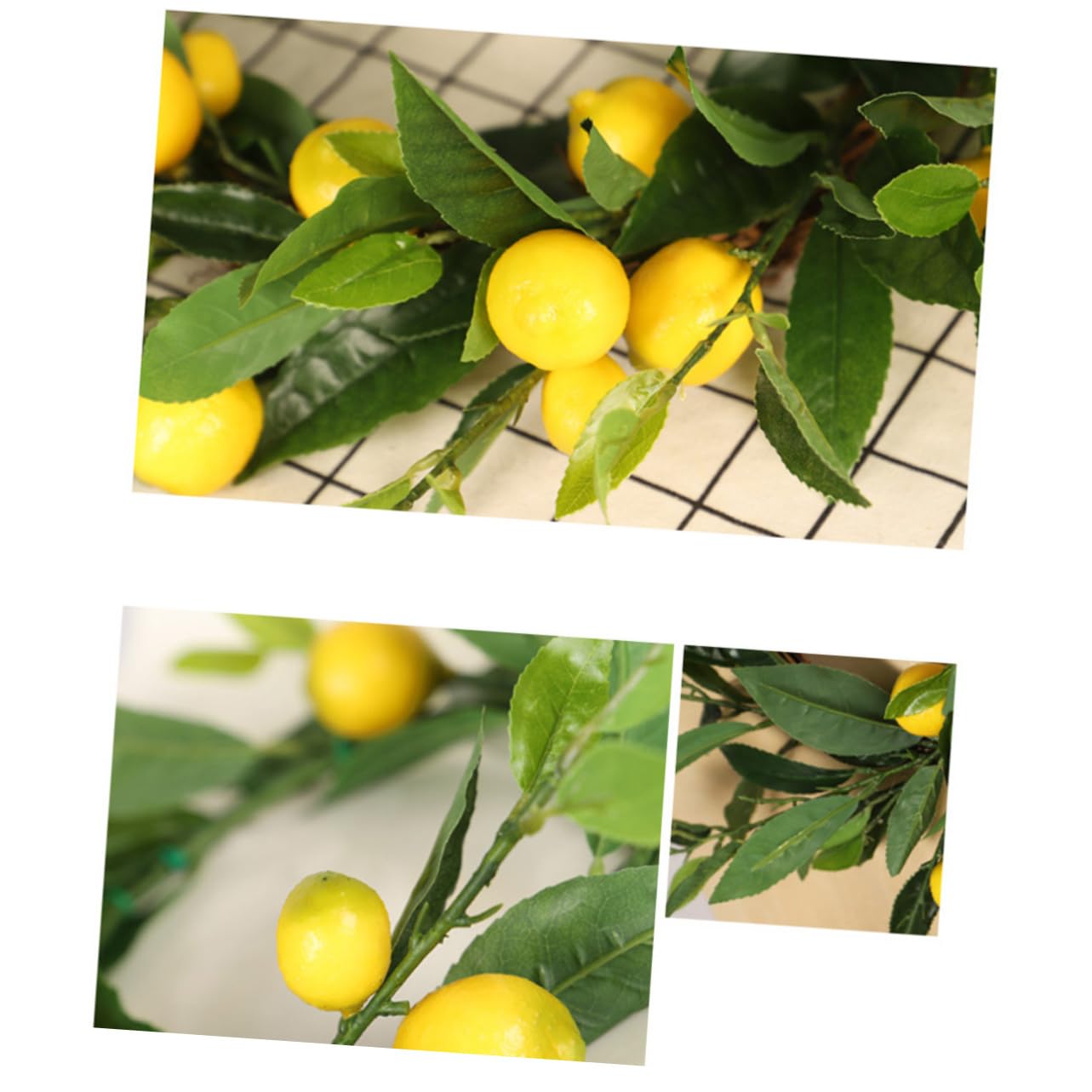 PRETYZOOM 2piezas Guirnalda De Artificial Verdes para Decoración De Puerta y Pared Adorno Simulado