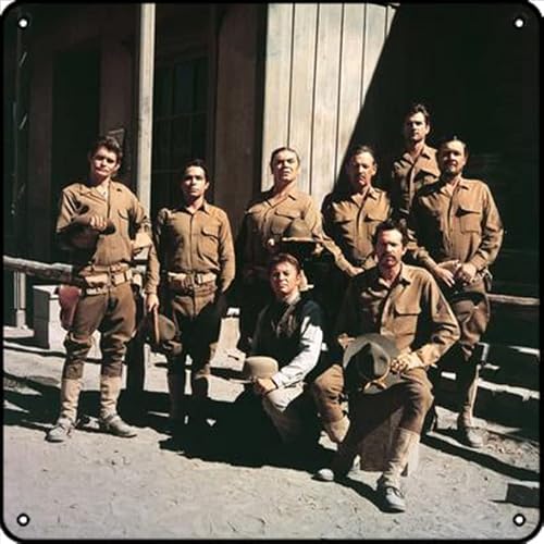 La Horde Sauvage The Wild Bunch By Sam Peckinpah Vintage Metal Square Tin Sign Movie 12X12 Inch Funny Plaques Coffee Club Pub Man Cave Bar Cafe Garage Kitchen Wall Retro Art Decor Rectangle Sign Gift For Friends. Movies #TOP30
