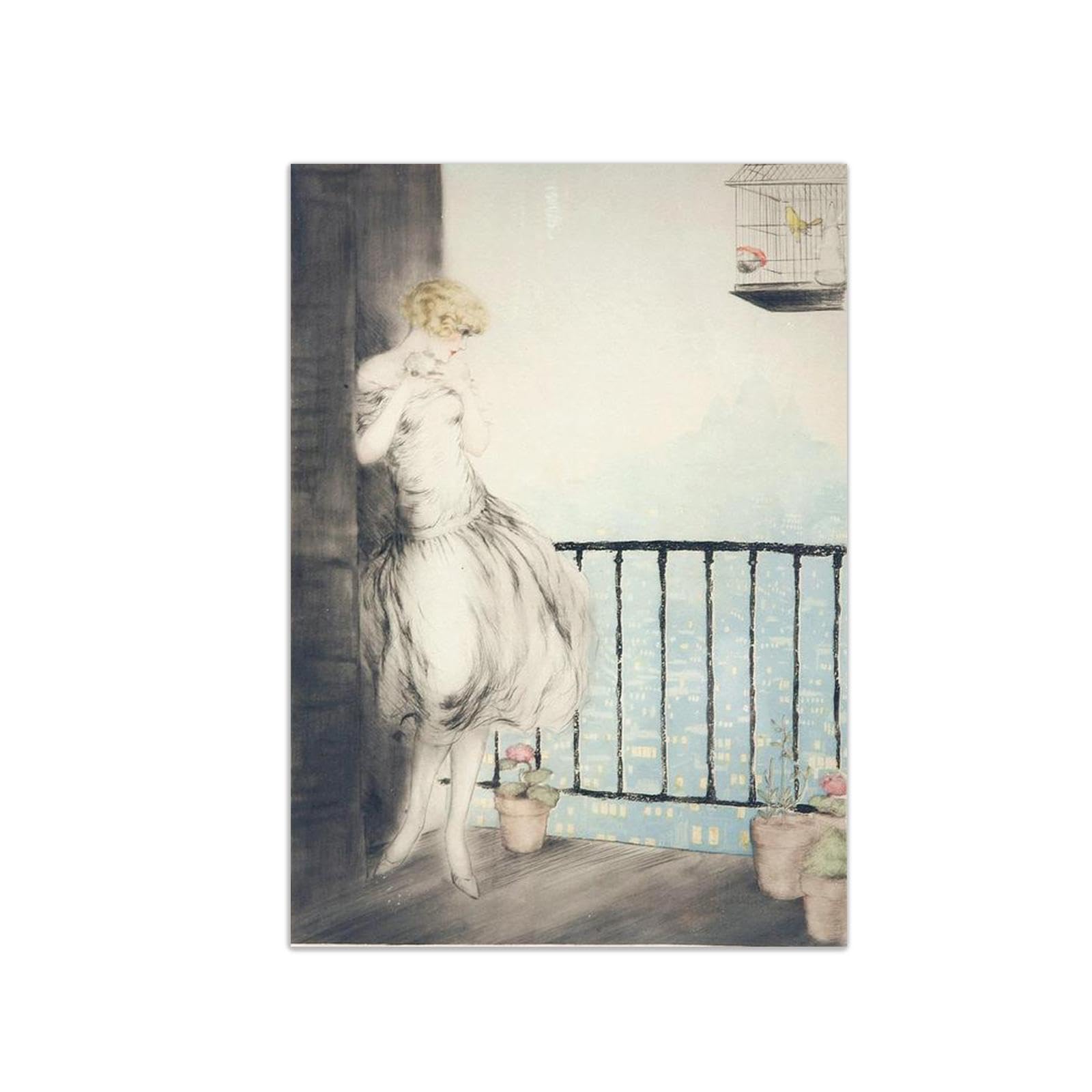 Amazon.co.jp: ルイ・イカール：ルイーズ。女性の肖像画有名な絵画複製 