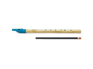 Radhe Flutes Brass Flute C Sharp Soprano Vertical Blow - image, photos