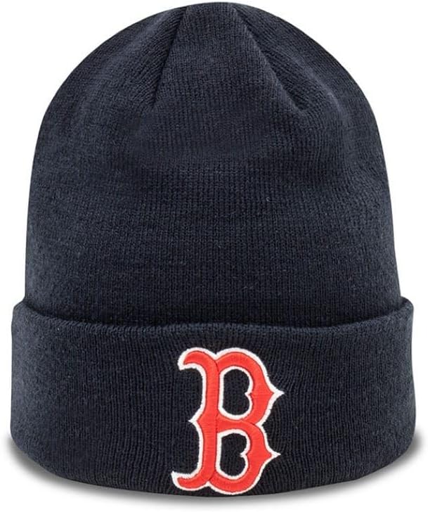 New Era Mens Essential Cuff Beanie Blue