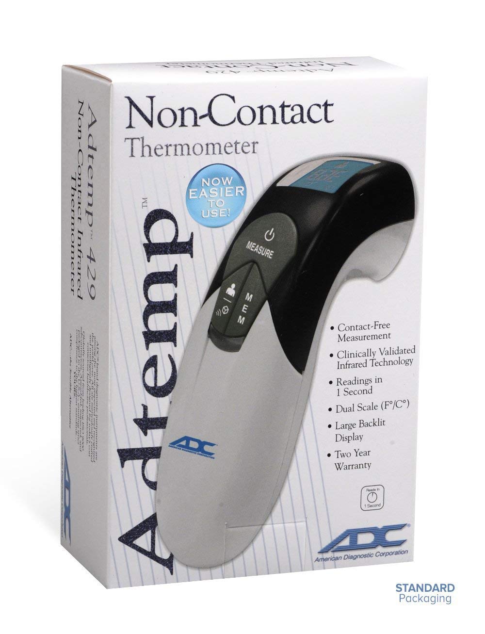 Description : Adtemp 429 - ADC No Contact Thermometer - Each