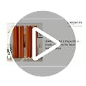Image of HOME UTSAV 2 Piece Plain Shade Curtains for Door 7 Feet, Orange (Orange, 7 Feet (2Pc))