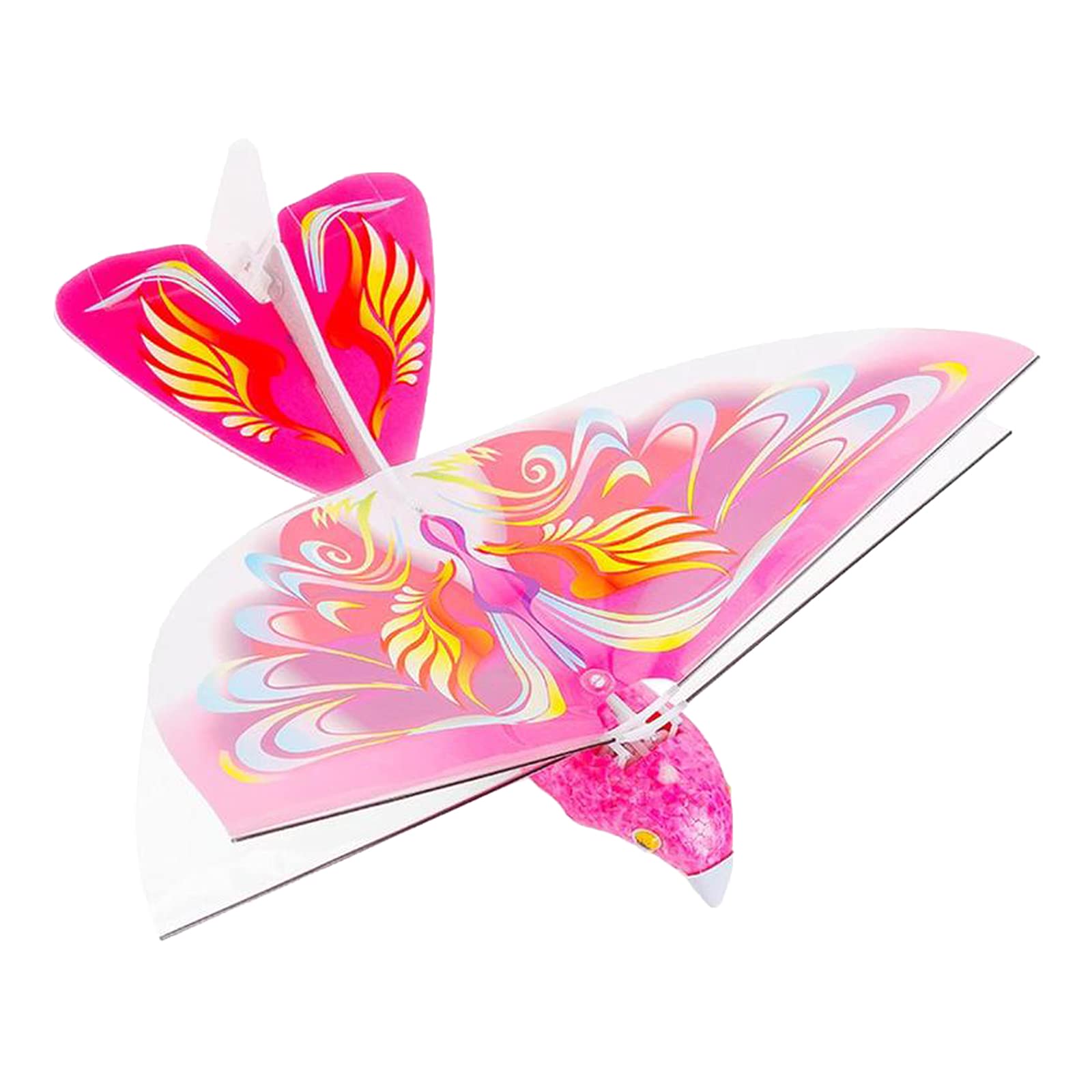 Yiju 2.4GHz Remote Control Authentic E-Bird Butterfly Flying Bird RC Toys - Pink
